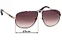 Sunglass Fix Replacement Lenses for Marc by Marc Jacobs MMJ 131/S - 61mm Wide 