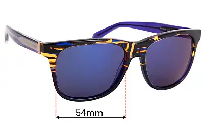 Marc by Marc Jacobs MMJ 360/N/S Replacement Lenses 54mm wide 
