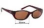 Sunglass Fix Replacement Lenses for Maui Jim MJ286 Kuiaha Bay - 55mm Wide 