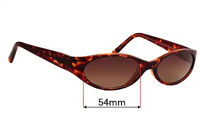Maui Jim MJ125 Malia Verres de Remplacement 54mm wide 