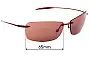 Sunglass Fix Lentes de Repuesto para Maui Jim MJ423 Lighthouse - 65mm Wide 