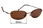 Sunglass Fix Replacement Lenses for Maui Jim MJ453 Kailua - 53mm Wide 