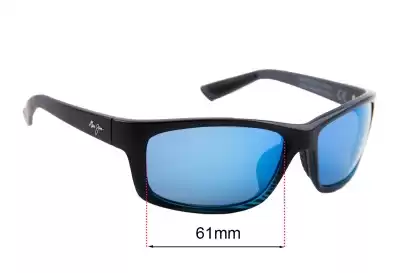 Maui Jim MJ766 Kanaio Coast Replacement Lenses 61mm wide 