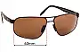 Sunglass Fix Ersatzgläser für Maui Jim MJ776 Whitehaven - 63mm Wide 