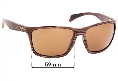 Maui Jim MJ804 Makoa Verres de Remplacement 59mm wide 