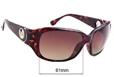 Michael Kors M2731S Antilles Lentes de Repuesto 61mm wide 