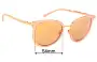 Sunglass Fix Replacement Lenses for Michael Kors MK1010 Adrianna I - 54mm Wide 