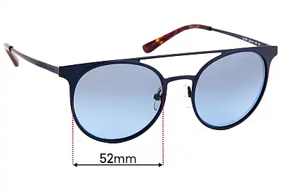 Michael Kors MK1030 Grayton Lentes de Repuesto 52mm wide 