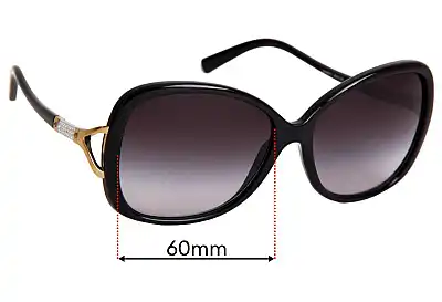 Michael Kors MK2010B Bora Bora Lentes de Repuesto 60mm wide 