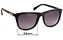 Sunglass Fix Lentes de Repuesto para Michael Kors MK6009 Algarve - 54mm Wide 