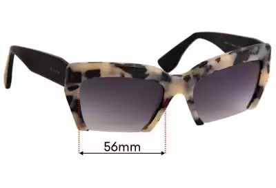Miu Miu SMU11O Lentes de Repuesto 56mm wide 