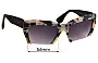 Sunglass Fix Replacement Lenses for Miu Miu SMU11O - 56mm Wide 
