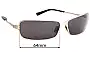 Sunglass Fix Replacement Lenses for Miu Miu SMU54D - 64mm Wide 
