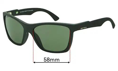 Sunglass Fix Replacement Lenses for Mormaii VENICE BEAT - 58mm Wide 