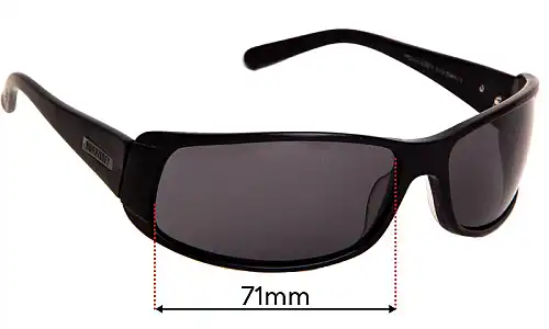 Sunglass Fix Replacement Lenses for Morrissey Speedster - 71mm Wide 