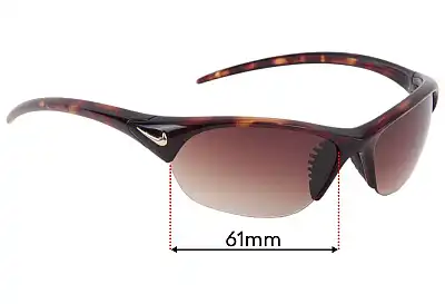Nike EV0239 Counter.R Replacement Lenses 61mm wide 