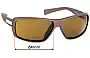 Sunglass Fix Verres de Remplacement pour Nike EV0608 Mute - 64mm Wide 