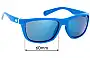Sunglass Fix Replacement Lenses for Nike EV0653 Swag - 60mm Wide 
