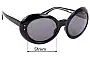 Sunglass Fix Replacement Lenses for Number Nine  Three - 51mm Wide 