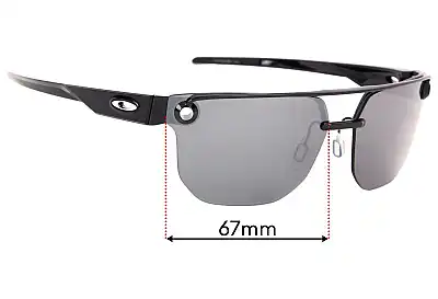 Oakley Chrystl OO4136 Replacement Lenses 67mm wide 