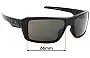 Sunglass Fix Replacement Lenses for Oakley Double Edge OO9380 - 66mm Wide 