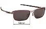 Sunglass Fix Replacement Lenses for Oakley Tinfoil OO4083 - 58mm Wide 