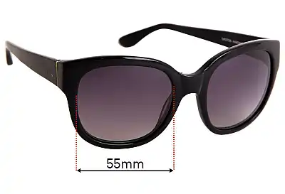 Oroton  Agathis Replacement Lenses 55mm wide 