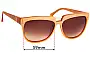 Sunglass Fix Replacement Lenses for Oroton  Anahita - 59mm Wide 