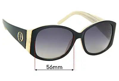 Oroton  Ashima Replacement Lenses 56mm wide 