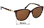 Sunglass Fix Replacement Lenses for Oroton  Lush - 56mm Wide 