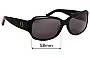 Sunglass Fix Replacement Lenses for Oroton  Sunrise - 58mm Wide 