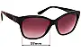 Sunglass Fix Replacement Lenses for Oroton  Treasure - 59mm Wide 