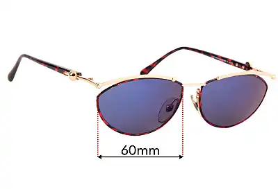 Paloma Picasso  3829 Replacement Lenses 60mm wide 