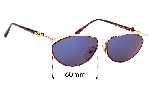 Paloma Picasso  Paloma Picasso 3829 43  Lentes de Repuesto 60mm wide 