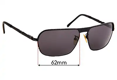 Police S8745 Legend 1 Replacement Lenses 62mm wide 