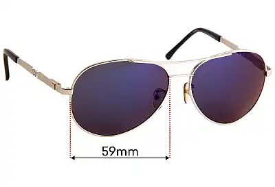 Police S8746 Legend 2 Replacement Lenses 59mm wide 