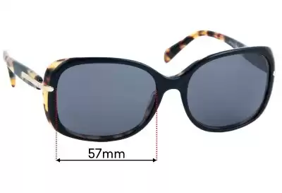 Prada SPR08O Replacement Lenses 57mm wide 