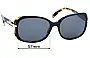 Sunglass Fix Ersatzgläser für Prada SPR08O - 57mm Wide 