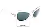Sunglass Fix Verres de Remplacement pour Prada SPR19M - 56mm Wide 