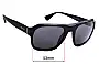 Sunglass Fix Ersatzgläser für Prada SPR02S - 55mm Wide 