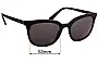 Sunglass Fix Verres de Remplacement pour Prada SPR03X - 53mm Wide 