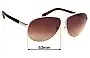 Sunglass Fix Replacement Lenses for Prada SPR67O - 63mm Wide 