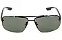 Prada SPS52O Replacement Sunglass Lenses - 64mm Wide Front View 