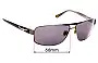 Sunglass Fix Ersatzgläser für R.M. Williams Oxley PA716 - 66mm Wide 