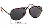 Sunglass Fix Verres de Remplacement pour Polo Polo PH 3058-J-M - 58mm Wide 