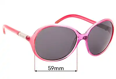 Ralph Lauren RA 5071 Replacement Lenses 59mm wide 