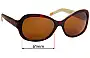 Sunglass Fix Verres de Remplacement pour Ralph Lauren RA 5109 - 61mm Wide 