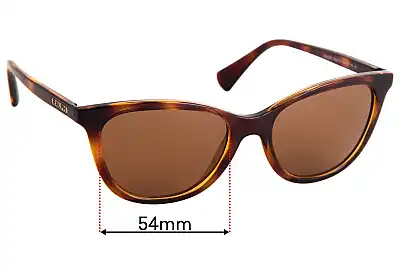 Ralph Lauren RA 5259 Replacement Lenses 54mm wide 