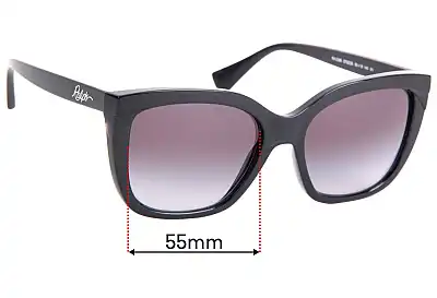 Ralph Lauren RA 5265 Replacement Lenses 55mm wide 