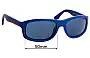 Sunglass Fix Replacement Lenses for Ray-Ban RJ9058S - 50mm Wide 